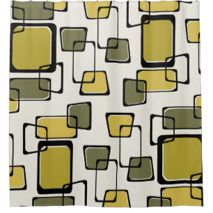 Skewed Squares Midcentury Pattern Chartreuse