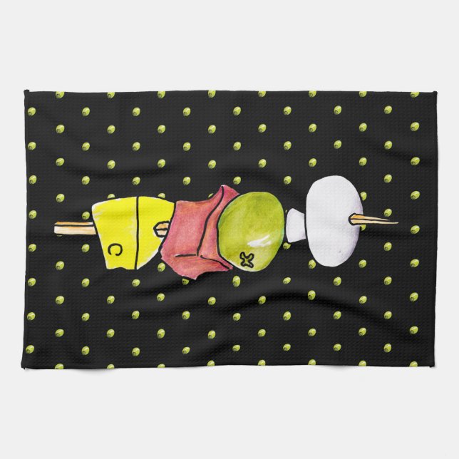 Skewer Kitchen Towel (Horizontal)