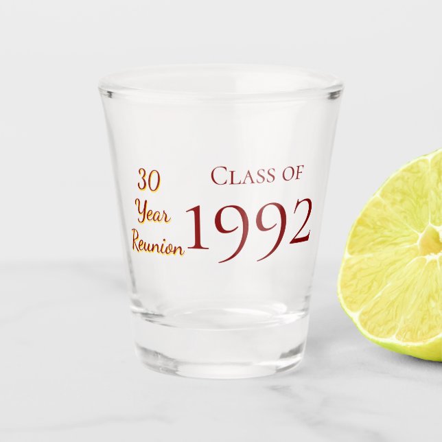 SKHS 30 yr reunion Shot Glass (Front)