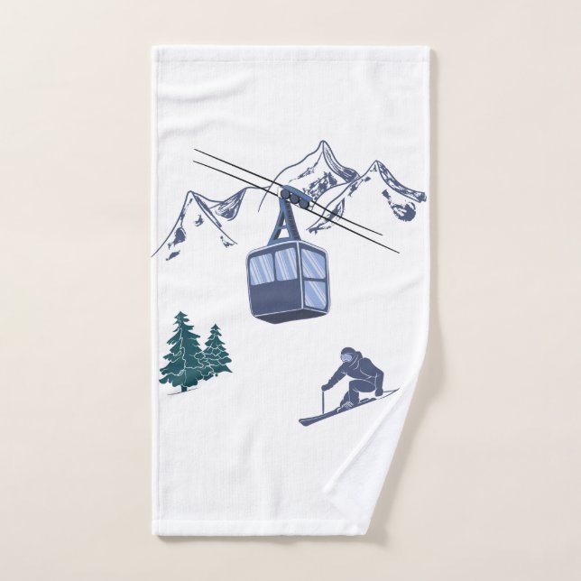 Ski (Serviette à main)