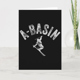 Ski A Sin Co Vintage Arapahoe Sin Skiing Cool Skie Card