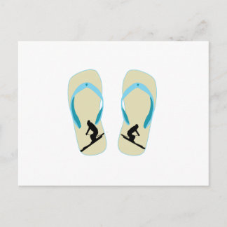 SKI ADVENTURES POSTCARD