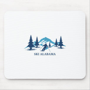 Ski Alabama Ski Resort Skiing Skier _1  Mouse Pad