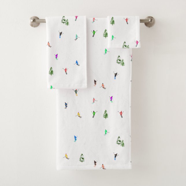 Ski alpin d'hiver Ski Ski Ski Motif (En situation)