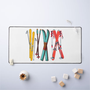 Ski amusant Ski coloré Ski skieur