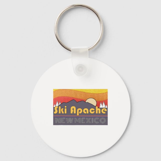 Ski Apache New Mexico1  Keychain (Front)