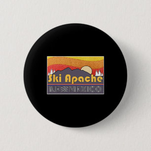 Ski Apache New Mexico 2 Inch Round Button