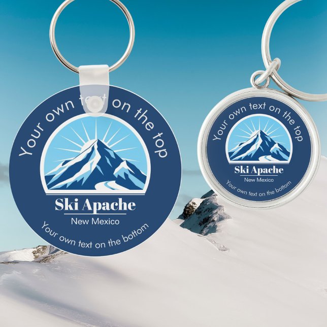 Ski Apache New Mexico ski resort gift  Keychain (Creator Uploaded)