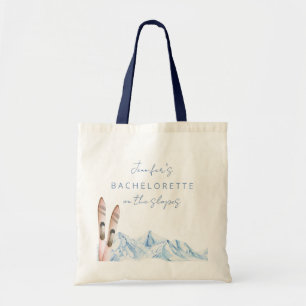 Ski Bachelorette Party Weekend Tote Bad with Name Bag
