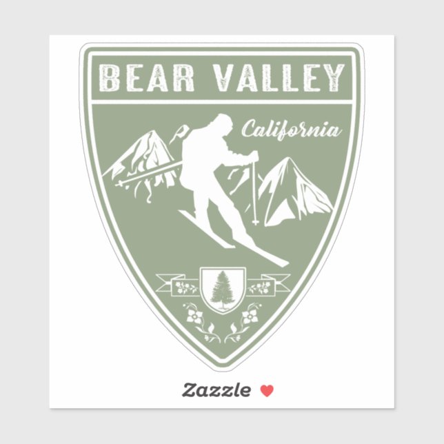 Ski Bear Valley California (Sheet)