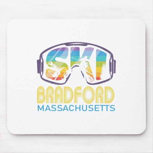 Ski Bradford Machusetts Skiing Vacation  Mouse Pad (Front)