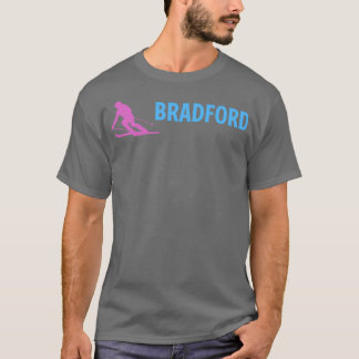 Ski Bradford Retro Bradford Mountain Resort Skiing T-Shirt