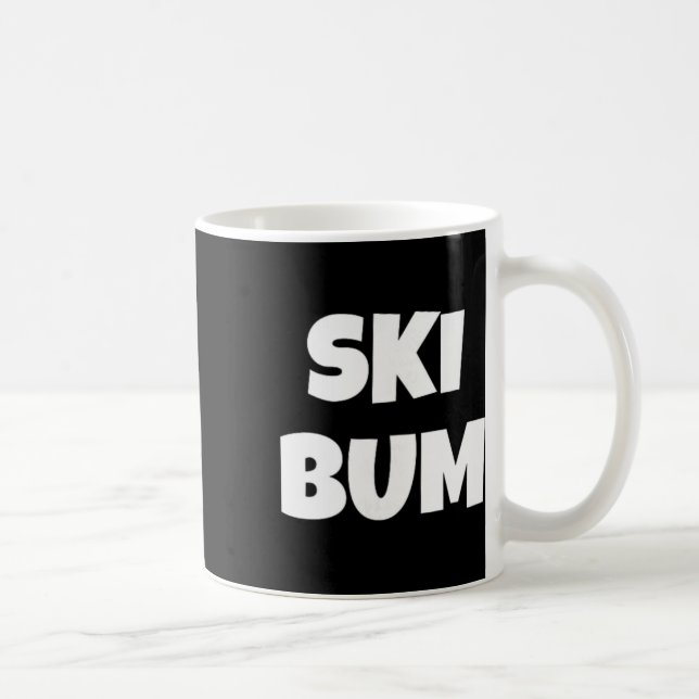 Ski Bum  Coffee Mug (Right)