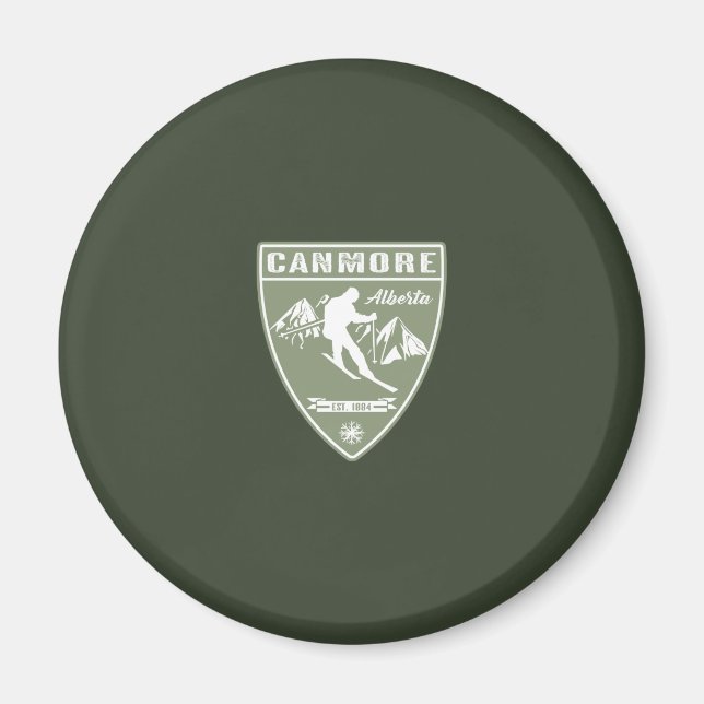 Ski Canmore Alberta Magnet (Front)