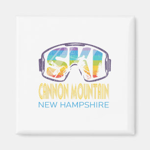 Ski Cannon Mountain New Hampshire Skiing Vacation Magnet