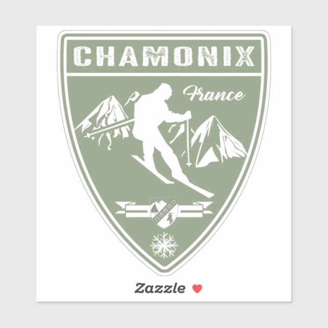Ski Chamonix France (Sheet)