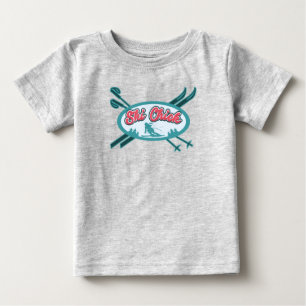 Ski Chick Snowboarding Fun Novelty Baby T-Shirt