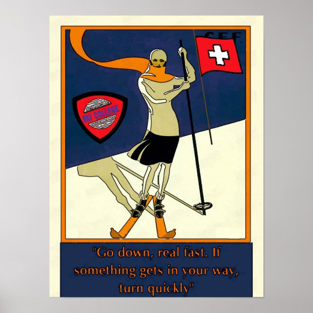 Ski College Poster (Front)