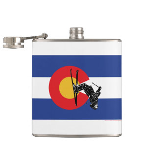 Ski Colorado Hip Flask