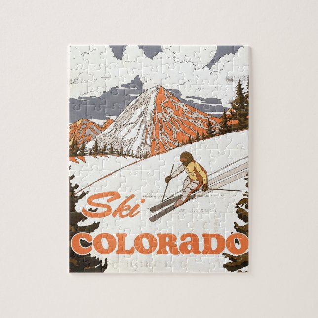 Ski Colorado Jigsaw Puzzle (Vertical)