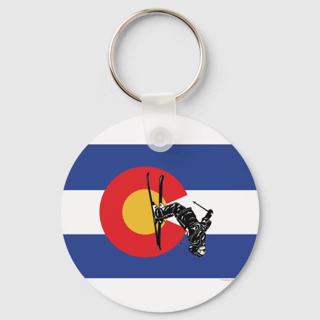Ski Colorado Keychain (Front)