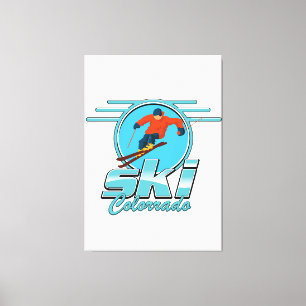 ski Colorado logo  Canvas Print