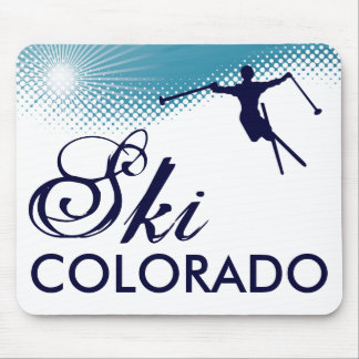 ski colorado mouse pad