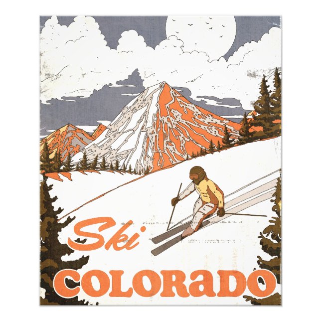 Ski Colorado Photo Print (Front)