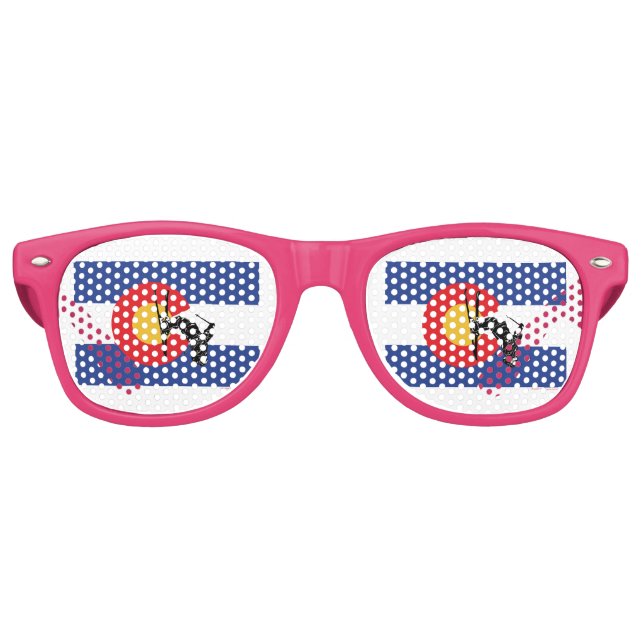 Ski Colorado Retro Sunglasses (Front)