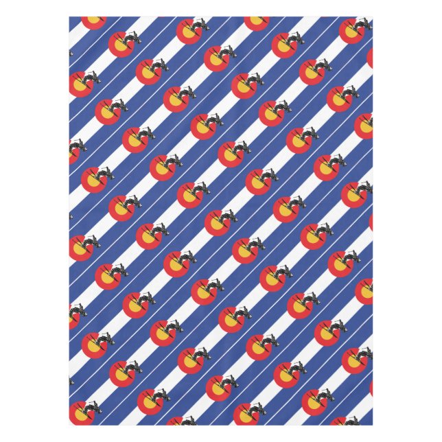 Ski Colorado Tablecloth (Front)
