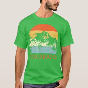 Ski Colorado Vintage Retro Snow Ski Vacation T-Shirt
