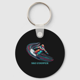 Ski Cooper Colorado Snowboarding Keychain