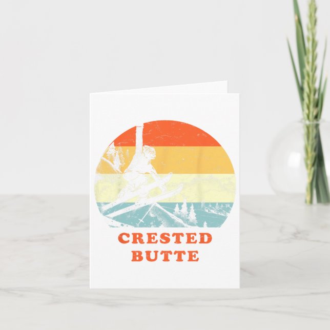 Ski Crested Butte  Card (Front)