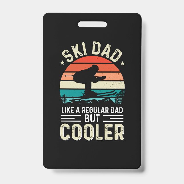 Ski Dad Badge (Front)