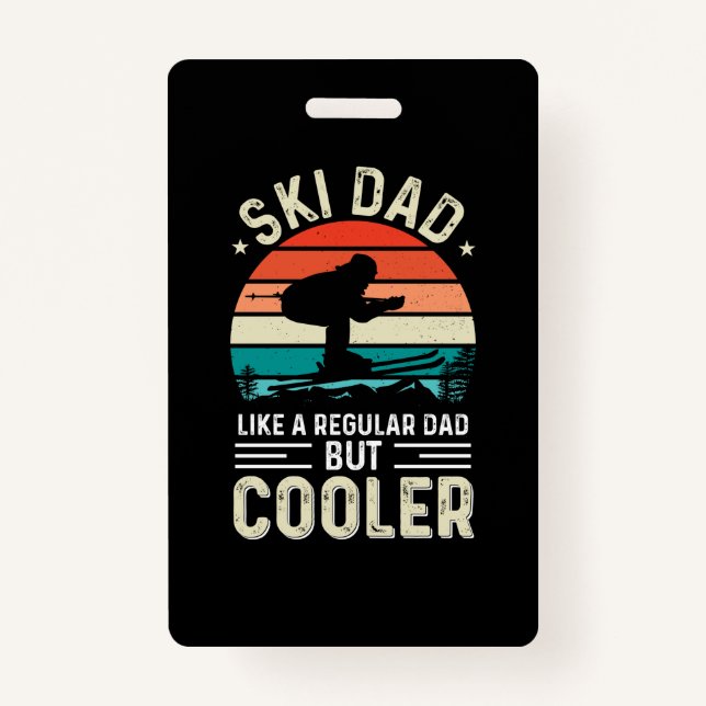 Ski Dad Badge (Front)