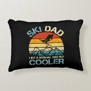 Ski Dad Father's Day Gift Hobbies Accent Pillow
