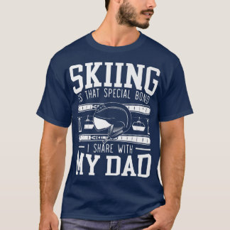 Ski Dad Helmet Snow  T-Shirt