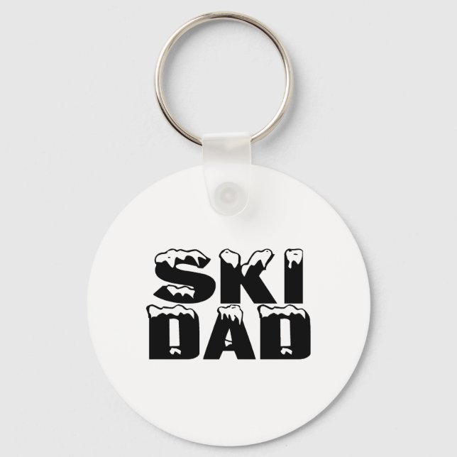 Ski Dad Keychain (Front)