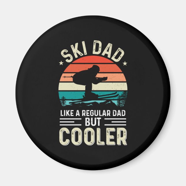 Ski Dad Magnet (Front)