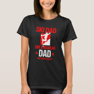 Ski Dad Snowboard Skiing Snow Mountain Winter T-Shirt