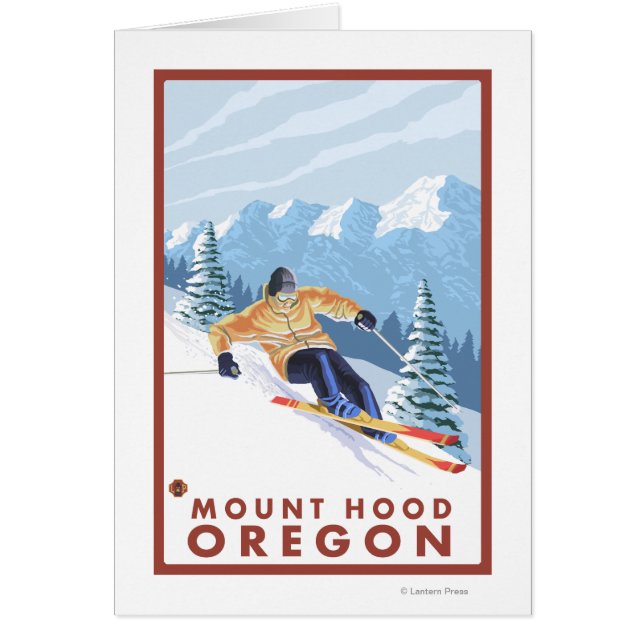 Ski de neige - Mount Hood, Oregon (Devant)