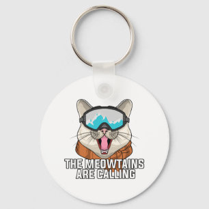 Ski Design For Men Women Skier Snowboard Goggle Sk Keychain