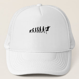 Ski Evolution Skiing Winter Slopes Gift Trucker Hat