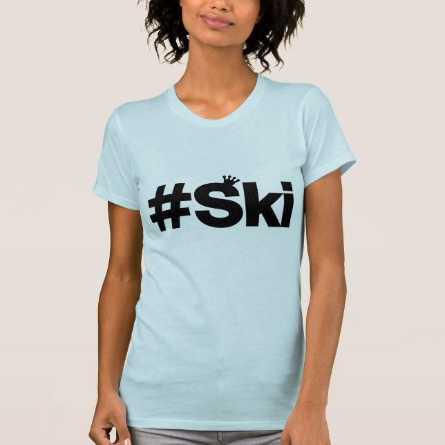 #Ski - Fresh Threads T-Shirt (Front)