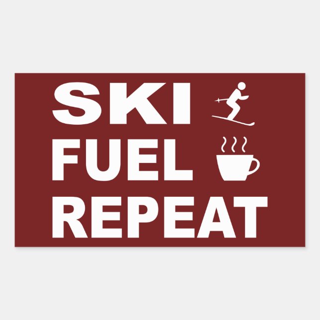 Ski Fuel Repeat Sticker (Front)