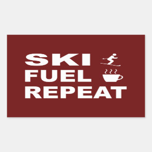 Ski Fuel Repeat Sticker