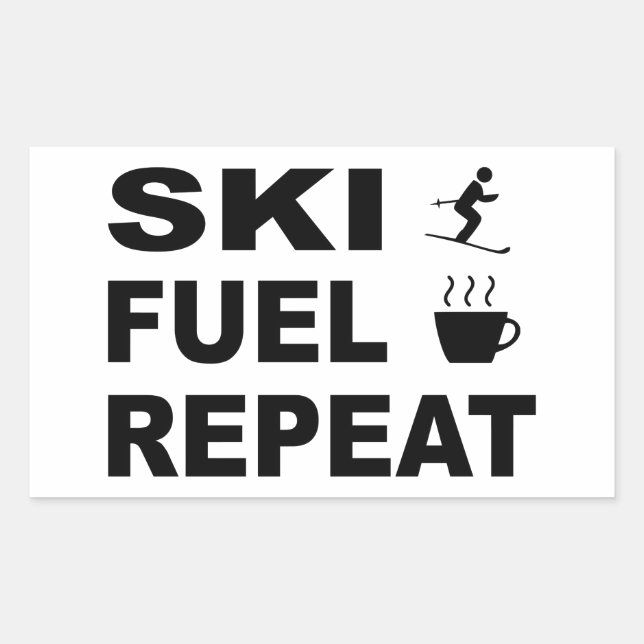 Ski Fuel Repeat Sticker (Front)