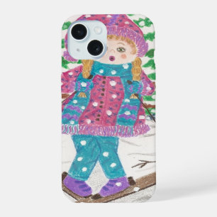 Ski girl cute iPhone case