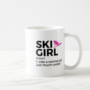 Ski Girl Definition Funny Ski Coffee Mug