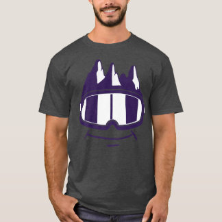Ski glasses mountains winter sports snow  T-Shirt